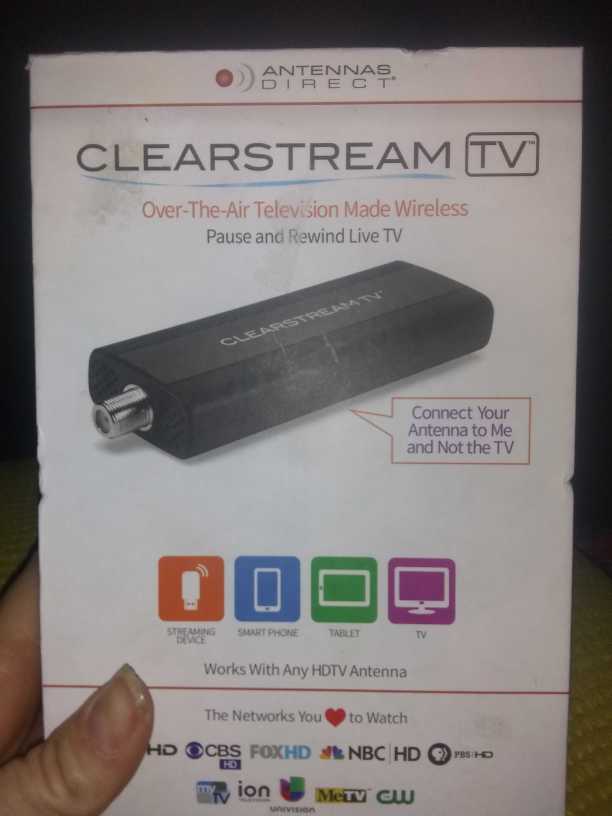 Clear stream tv over the air television made wireless pause and rewind live tv